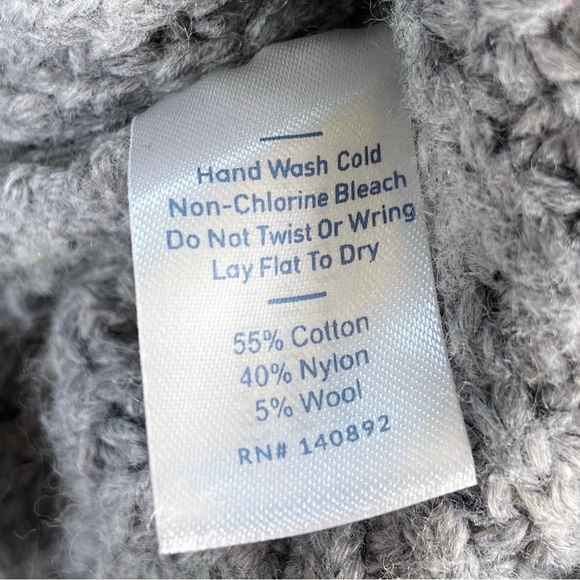 Marine Layer Wool Blend Sweater Womens Small Gray Knit Crewneck Delaney Pullover - Picture 5 of 9